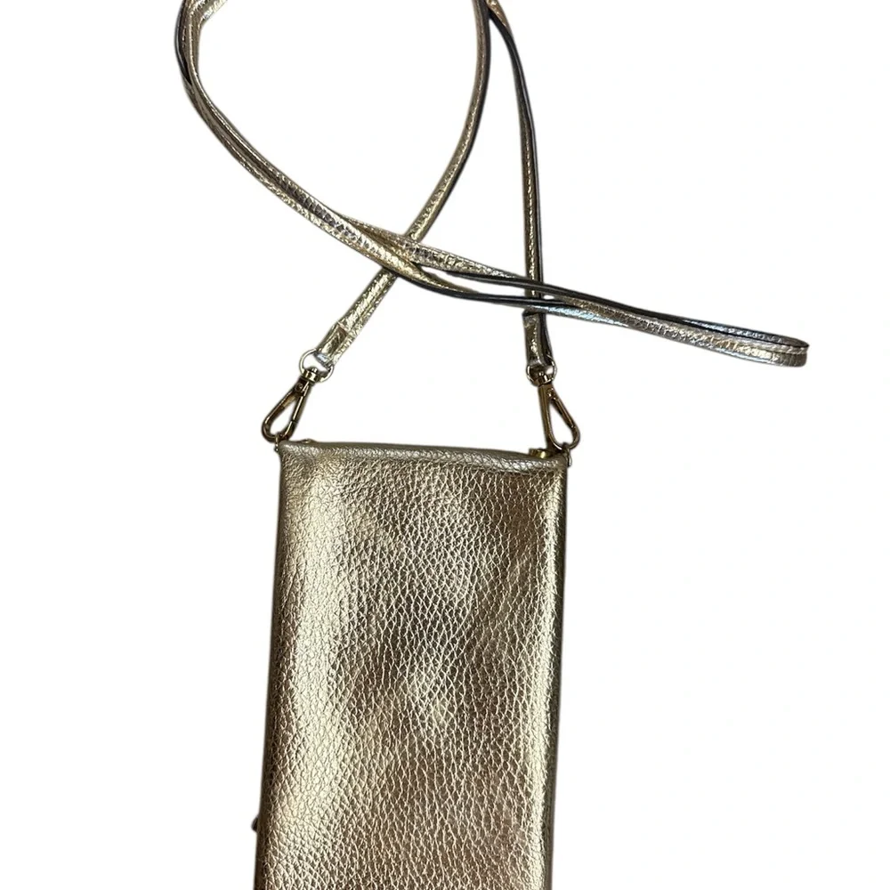 Gold Crossbody Wallet bag